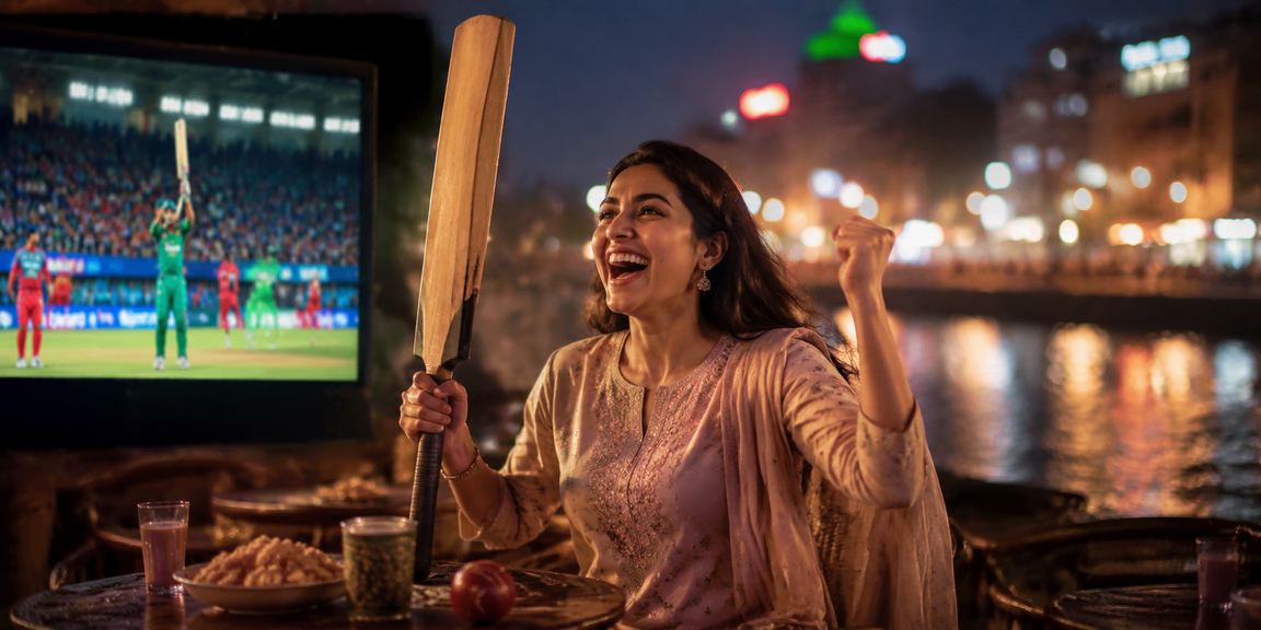 ময়মনসিংহে ক্রিকেট বেটিং প্রোমোশন দেখছেন একজন বাংলাদেশি মডেল
